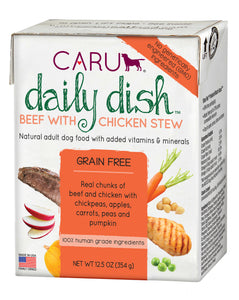 Caru Daily Dish Dog Stew Beef With Chicken