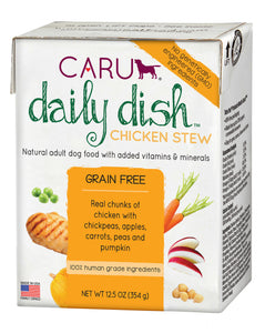 Caru Daily Dish Dog Stew Chicken