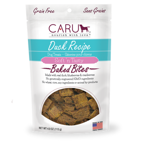 Caru Treats Dog Baked Bites Duck