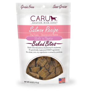 Caru Treats Dog Baked Bites Salmon