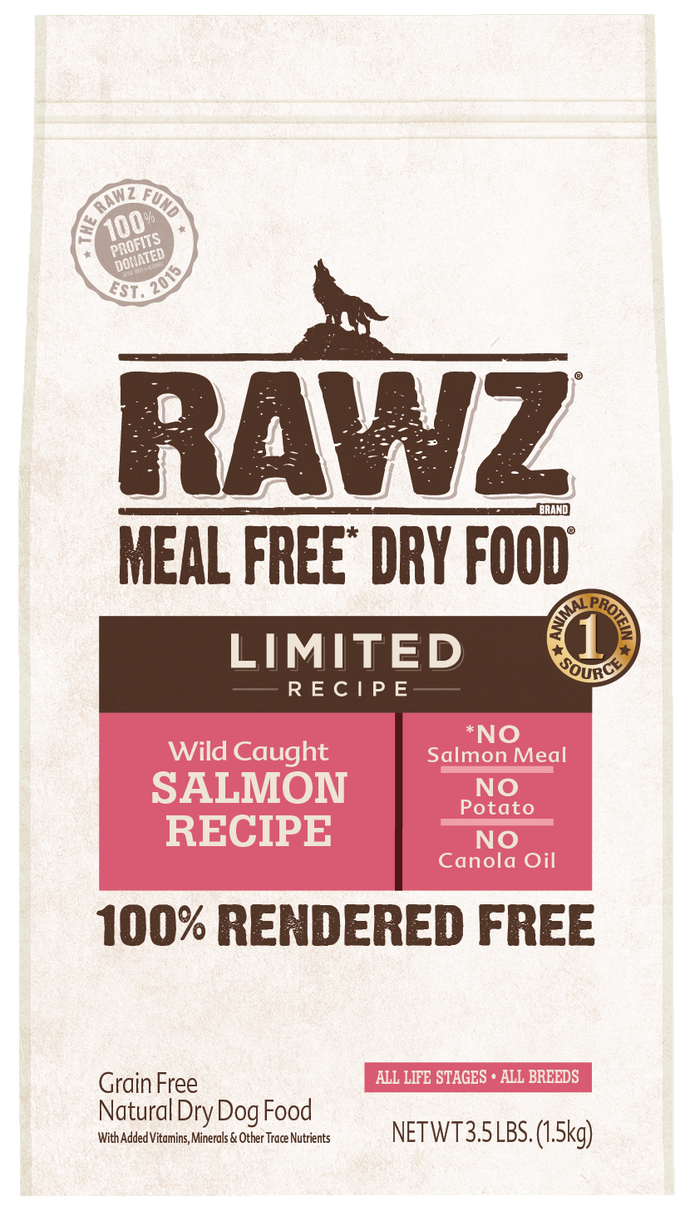 RAWZ Dog Dry LID Salmon