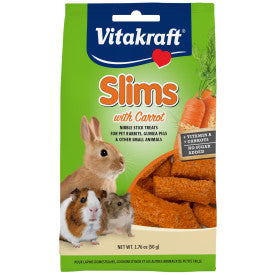 Vitakraft Slims Rabbit, Guinea Pig & Hamster Carrot