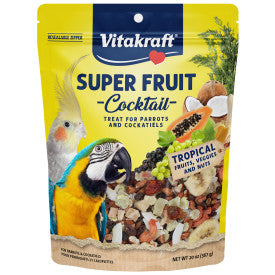 Vitakraft Bird Super Fruit Cocktail Tropical Treat for Parrots & Birds
