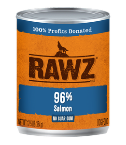 RAWZ Dog Cans 96% Salmon 12.5oz