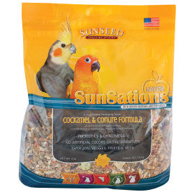 Sunseed SunSations Natural Cockatiel & Conure