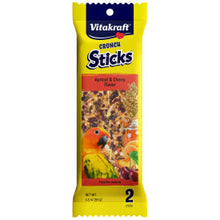 Load image into Gallery viewer, Vitakraft Bird Sticks Apricot &amp; Cherry for Conures
