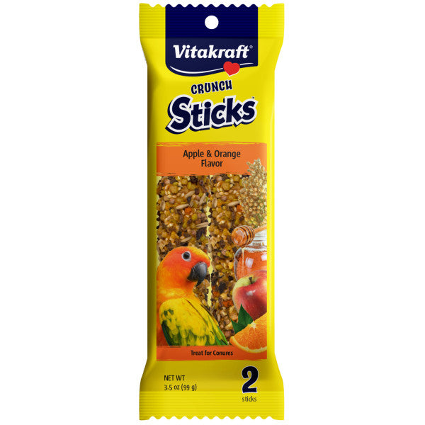 Vitakraft Bird Sticks Apple & Orange for Conures